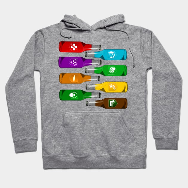 Zombie Perks Take Your Pick on Crème Hoodie by LANStudios